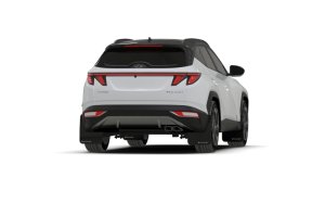 Hyundai Tucson Mud Flap Kit - Rally Armor - UR - Black/Red Logo - `22-`24 Hyundai Tucson Mud Flap Kit - Rally Armor - UR - Black/Red Logo - `22-`24